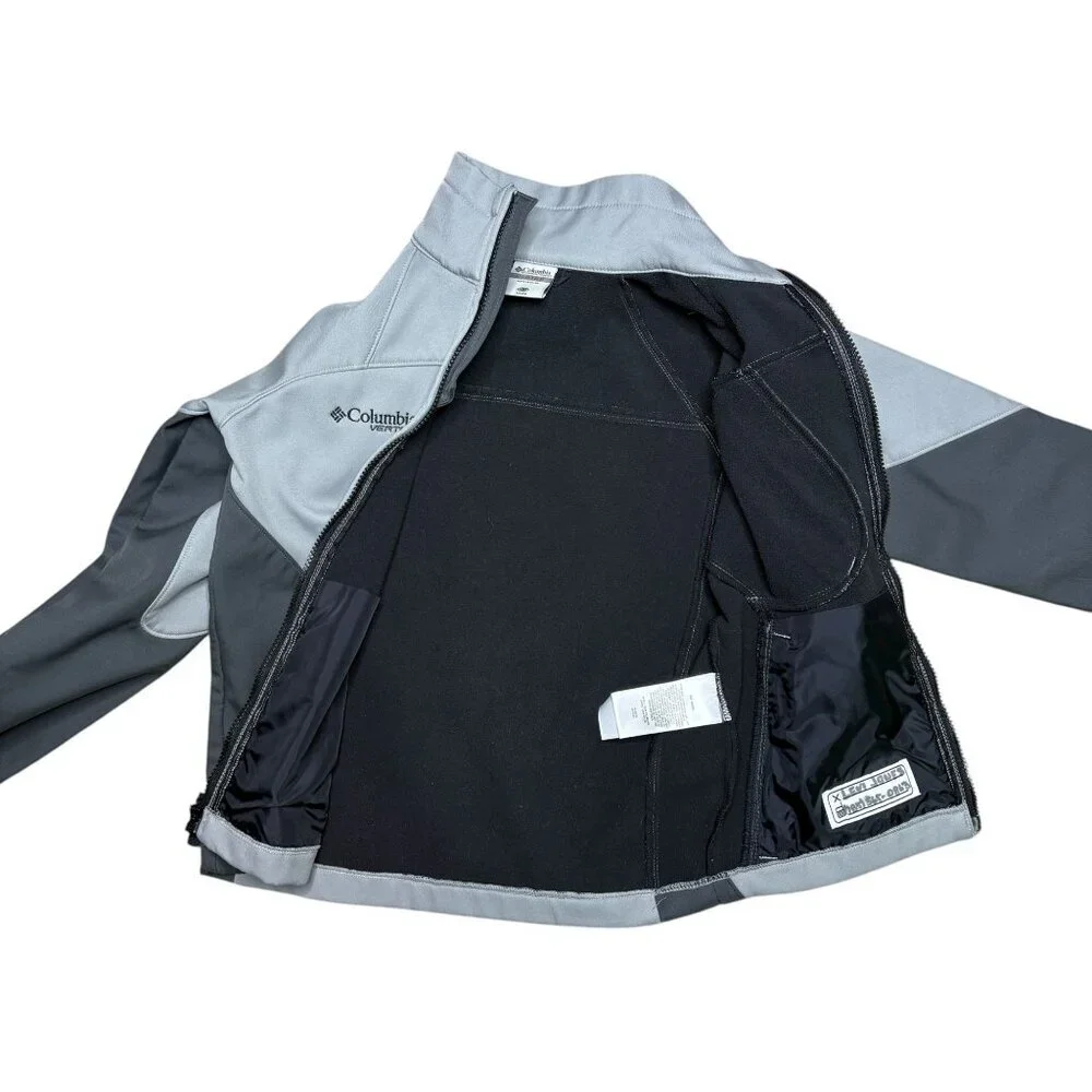 Columbia Softshell Jacket Size Medium Boys Gray